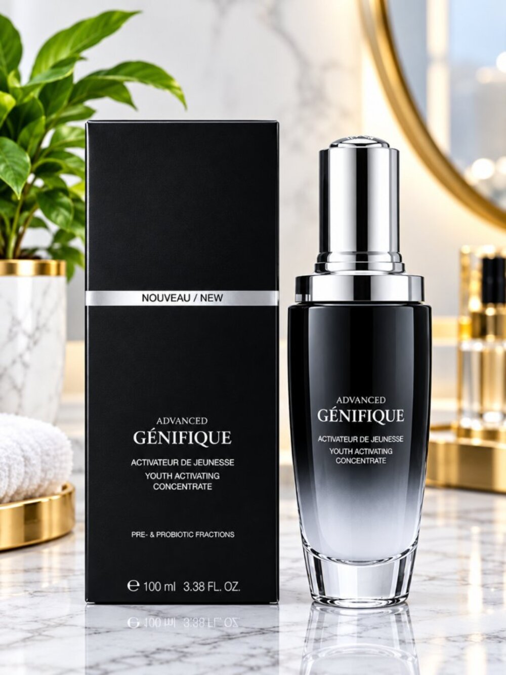 Lancôme Advanced Génifique Youth Activating Serum 3.38 oz / 100ml New in Box